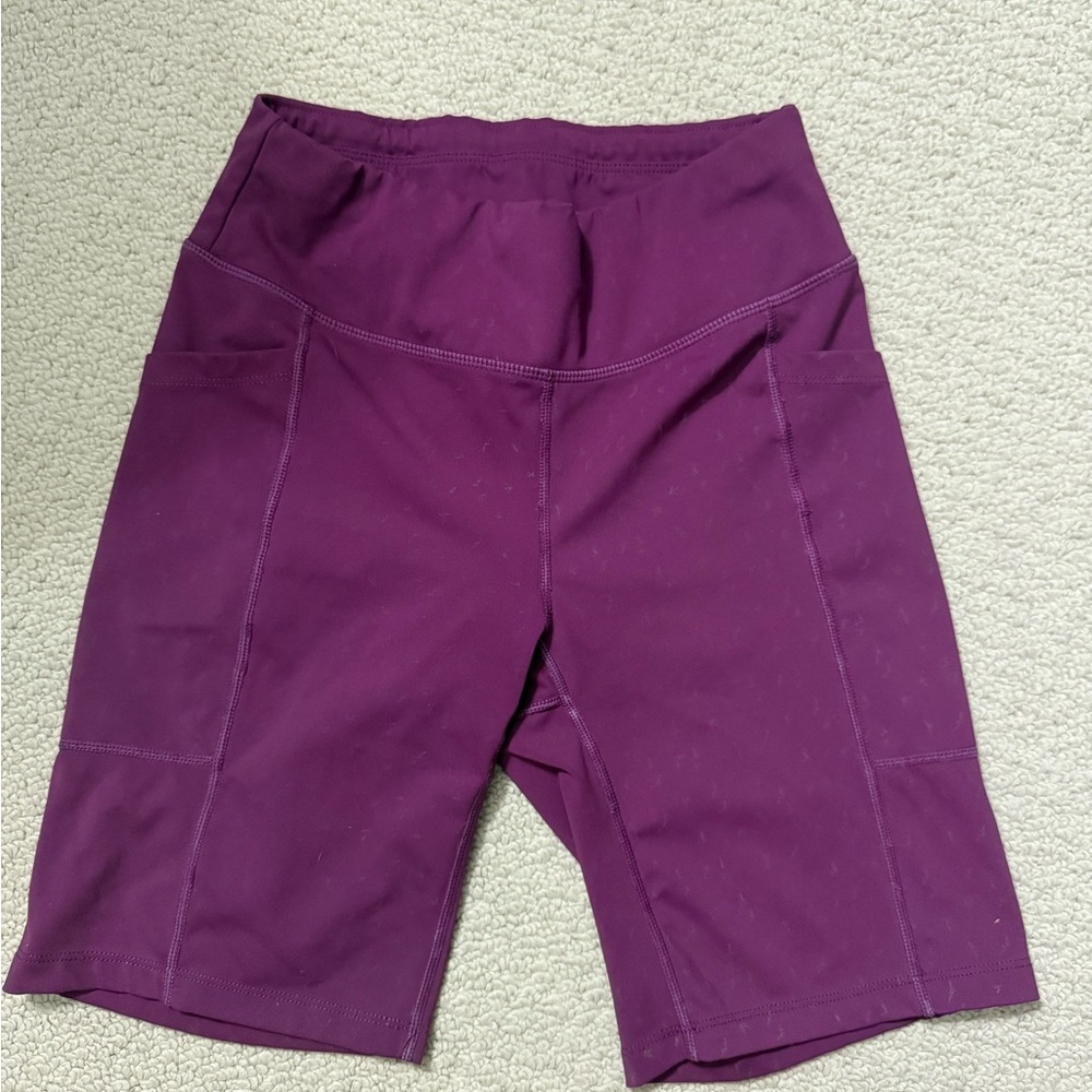 Oiselle Women's Deep Purple Bike Shorts